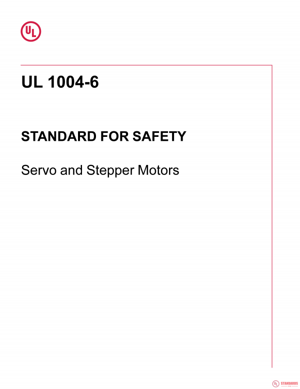 UL 1004-6 PDF UL 1004-6 PDF